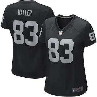 womens nike darren waller black las vegas raiders game play